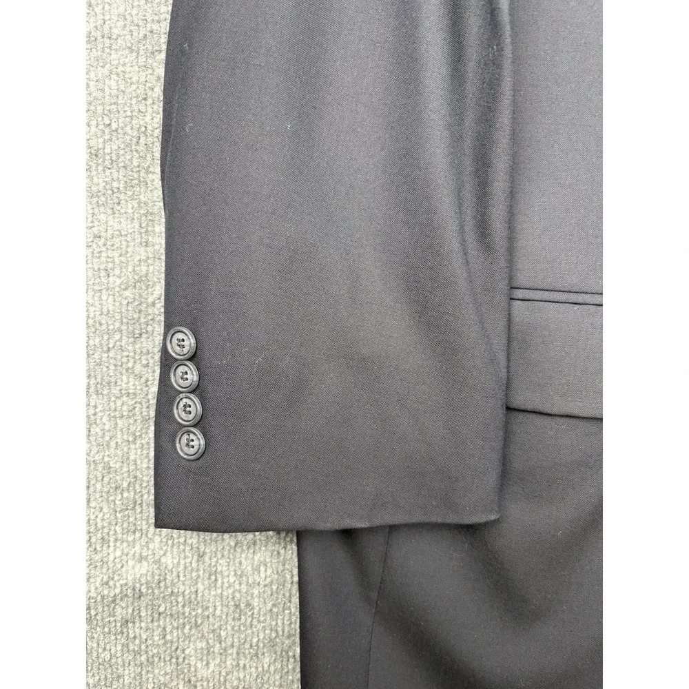 Loro Piana 100% Wool Joseph Abboud Navy Blazer Sport Coat US 52R Made USA